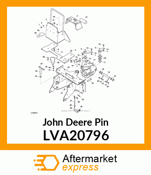 PIN, SWING TRUNNION LVA20796