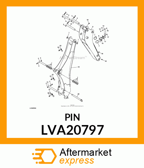 PIN, LOCKING LVA20797