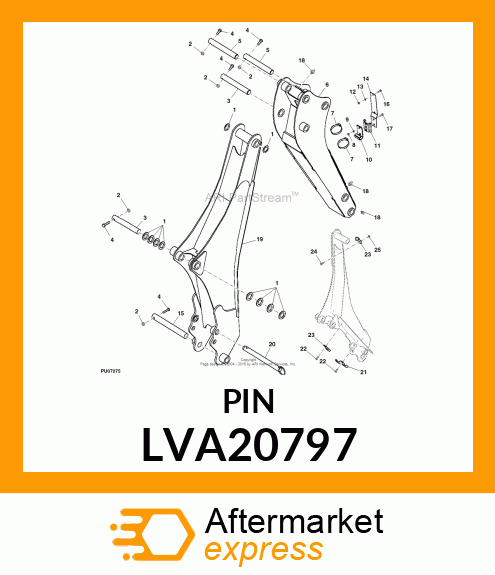 PIN, LOCKING LVA20797