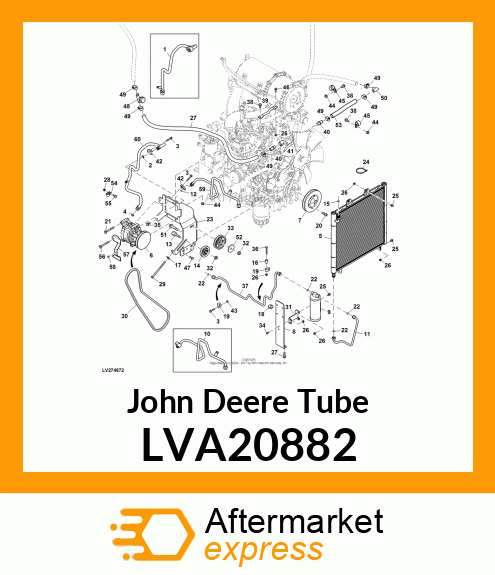 LINE, 4R HVAC SUCTION, CHASSIS LVA20882