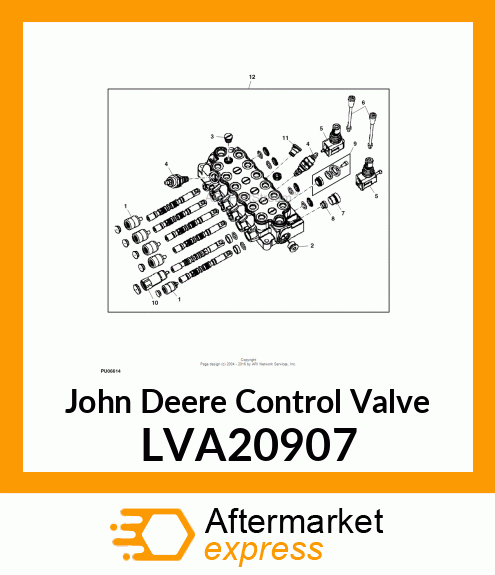 CONTROL VALVE, CONTROL VALVE, BACKH LVA20907