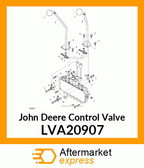 CONTROL VALVE, CONTROL VALVE, BACKH LVA20907