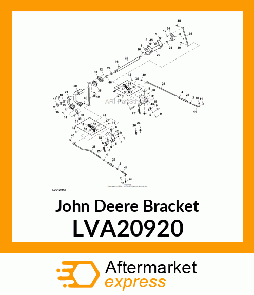 BRACKET, PIVOT MOUNT LH LVA20920