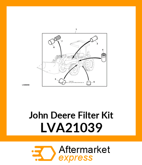 KIT, FILTER PACK, 4M/4R LVA21039