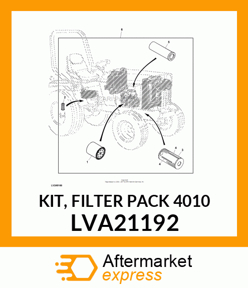 KIT, FILTER PACK 4010 LVA21192