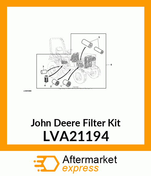 KIT, FILTER PACK 42/43/4410 LVA21194