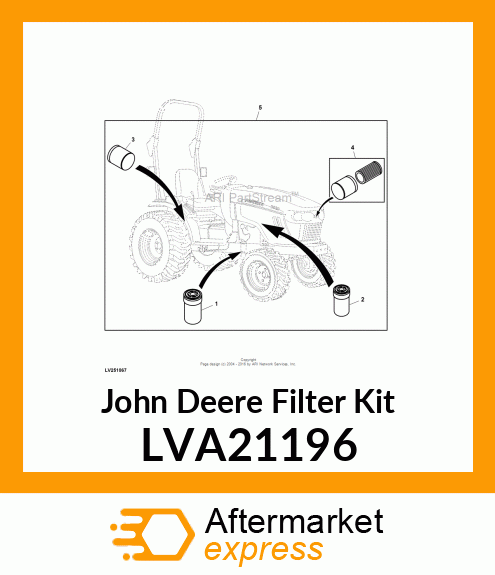 KIT, FILTER PACK 2210 LVA21196