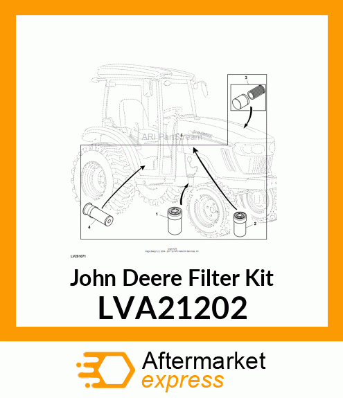 KIT, FILTER PACK, 3X20 LVA21202