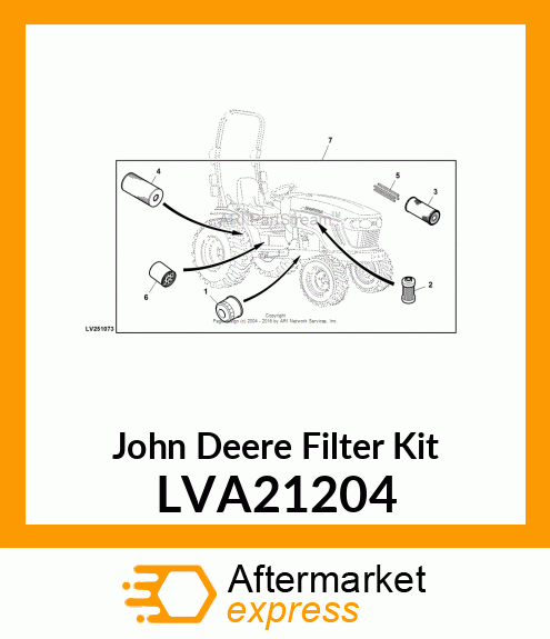 KIT, FILTER PACK, 2320 LVA21204