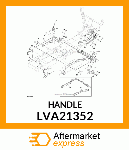 LIFT ARM, MID LIFT LVA21352