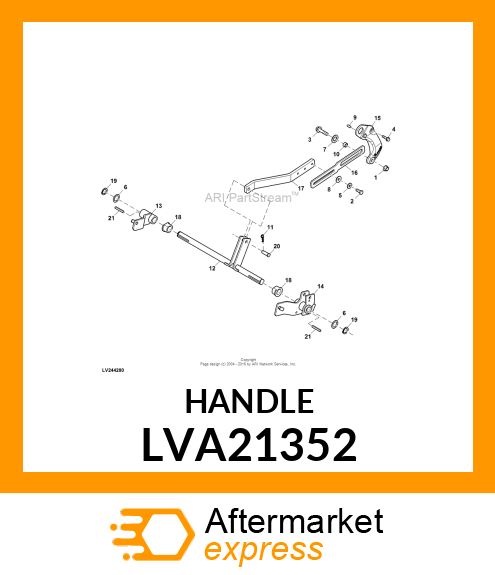 LIFT ARM, MID LIFT LVA21352