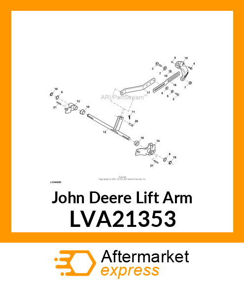 LIFT ARM, MID LIFT LVA21353