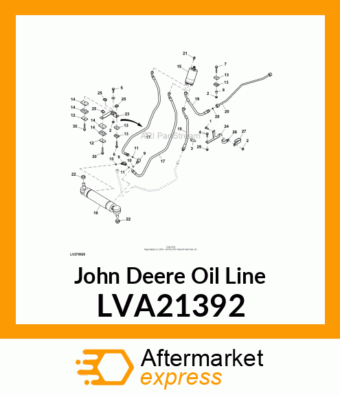 LINE, HYDRAULIC LVA21392