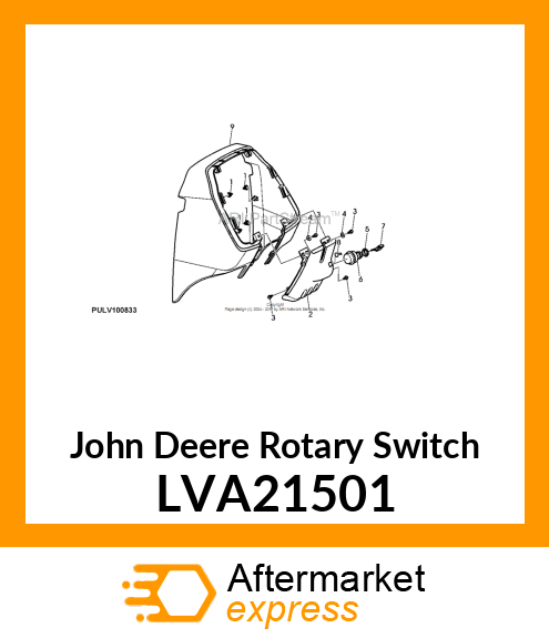 ROTARY SWITCH,IGNITION,KEY,4 LVA21501