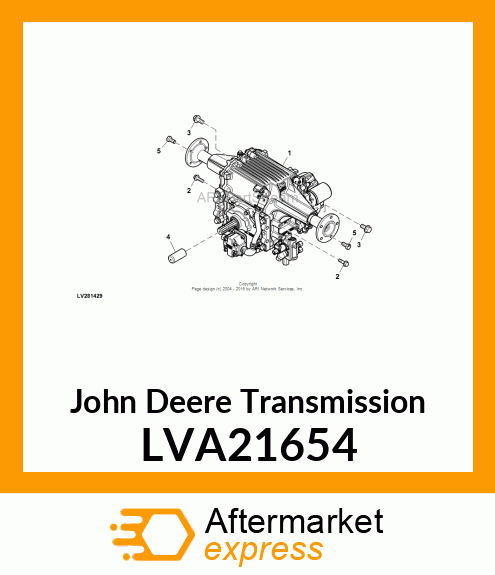 TRANSMISSION, ASSEMBLY LVA21654