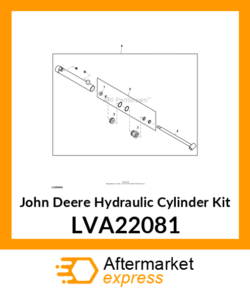 HYDRAULIC CYLINDER KIT, HYDRAULIC C LVA22081