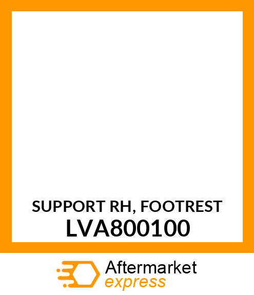 SUPPORT, SUPPORT RH, FOOTREST LVA800100