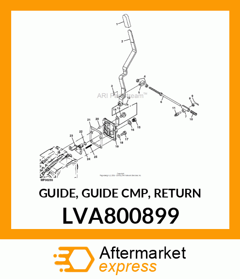 GUIDE, GUIDE CMP, RETURN LVA800899