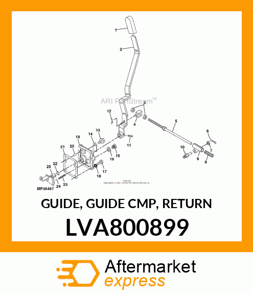 GUIDE, GUIDE CMP, RETURN LVA800899