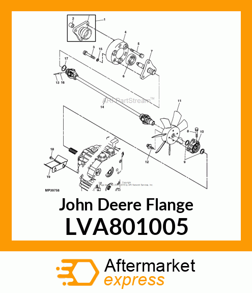 FLANGE, DRIVE LVA801005