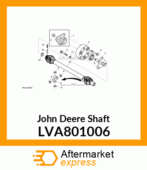 SHAFT, MAIN DRIVE LVA801006