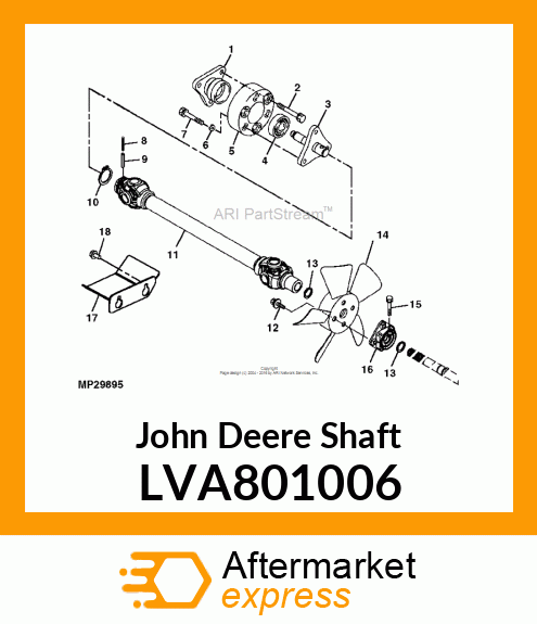 SHAFT, MAIN DRIVE LVA801006