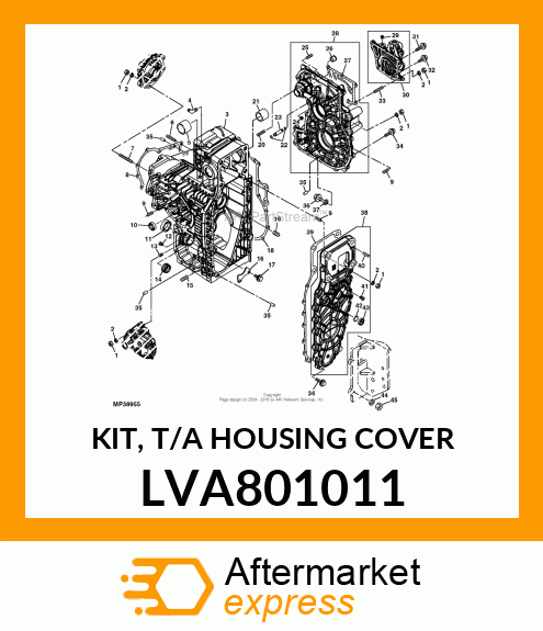 COVER, KIT, T/A HOUSING COVER LVA801011