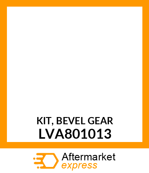 GEAR KIT, KIT, BEVEL GEAR LVA801013