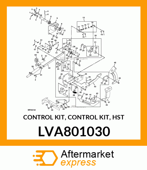 CONTROL KIT, CONTROL KIT, HST LVA801030