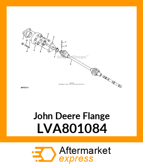 FLANGE, DRIVE LVA801084