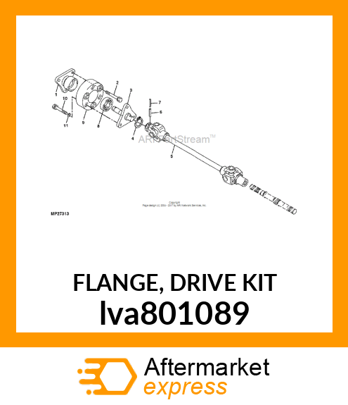 FLANGE, DRIVE KIT lva801089