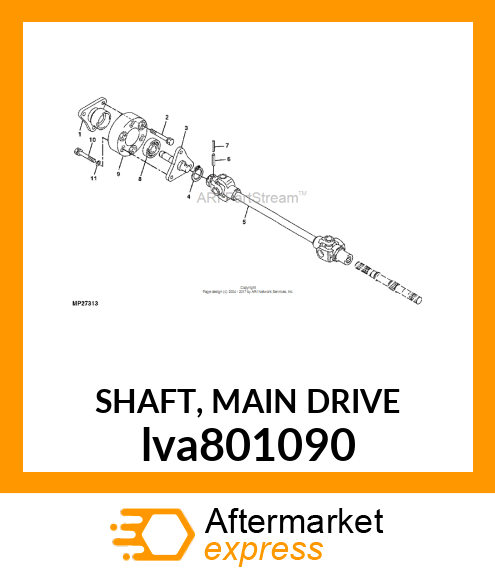 SHAFT, MAIN DRIVE lva801090