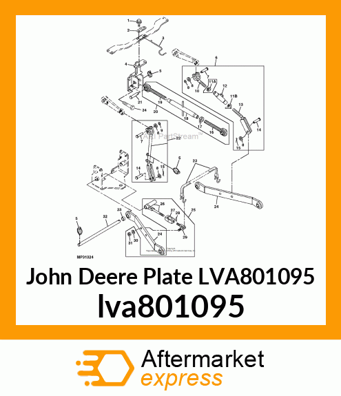 PLATE, LINK ASSEMBLY lva801095