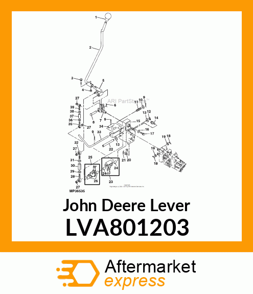 LEVER ASSY, B LVA801203