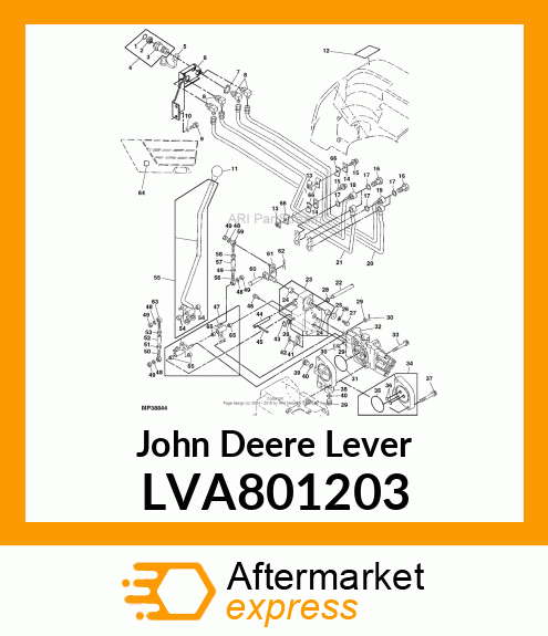 LEVER ASSY, B LVA801203