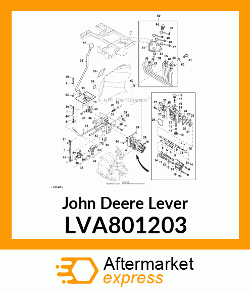 LEVER ASSY, B LVA801203