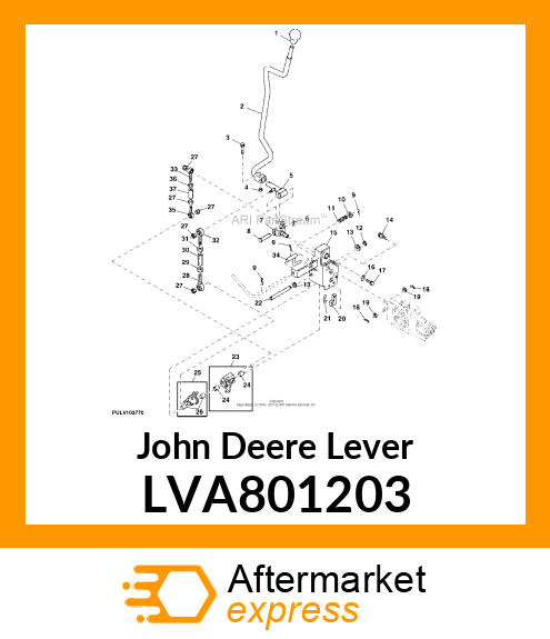 LEVER ASSY, B LVA801203