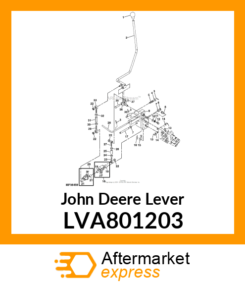 LEVER ASSY, B LVA801203