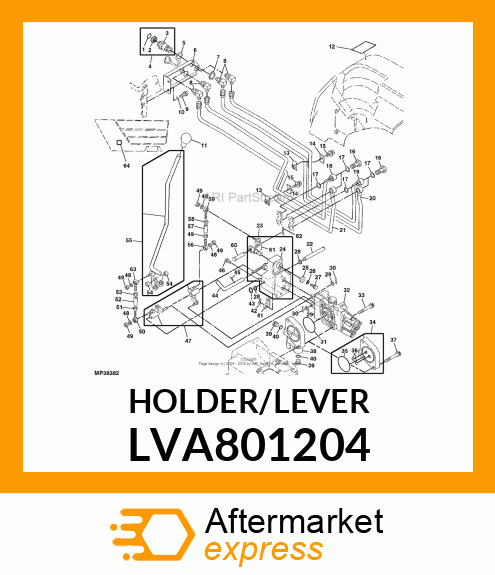 Holder - HOLDER KIT, LEVER# LVA801204