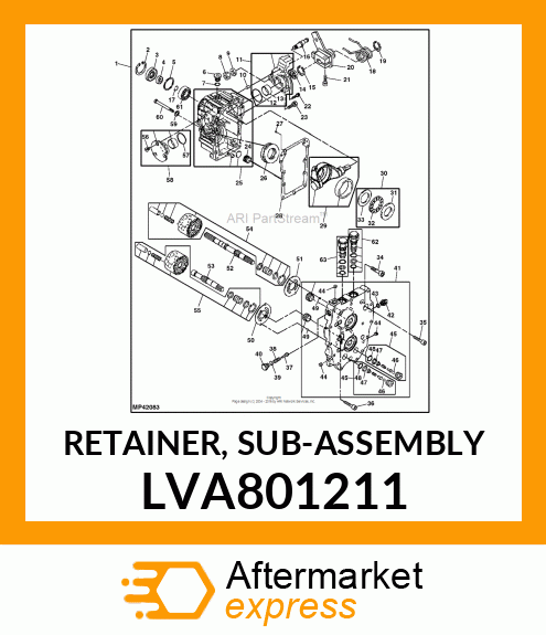 RETAINER, SUB LVA801211