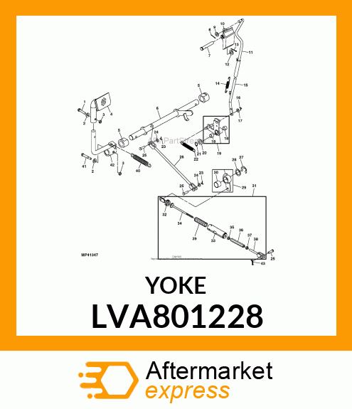 ROD R CMP, BRAKE LVA801228