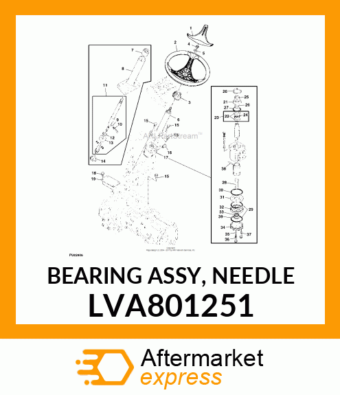 BEARING ASSY, NEEDLE LVA801251