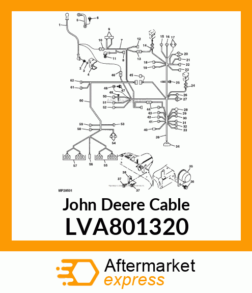 CABLE ASSY, METER LVA801320