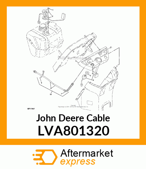 CABLE ASSY, METER LVA801320