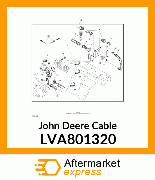 CABLE ASSY, METER LVA801320