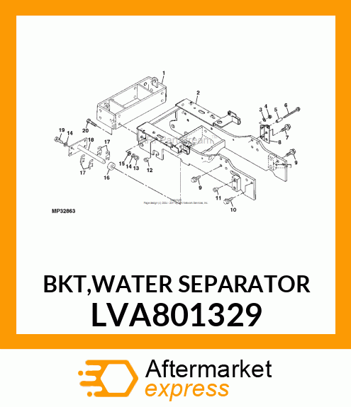 BKT,WATER SEPARATOR LVA801329