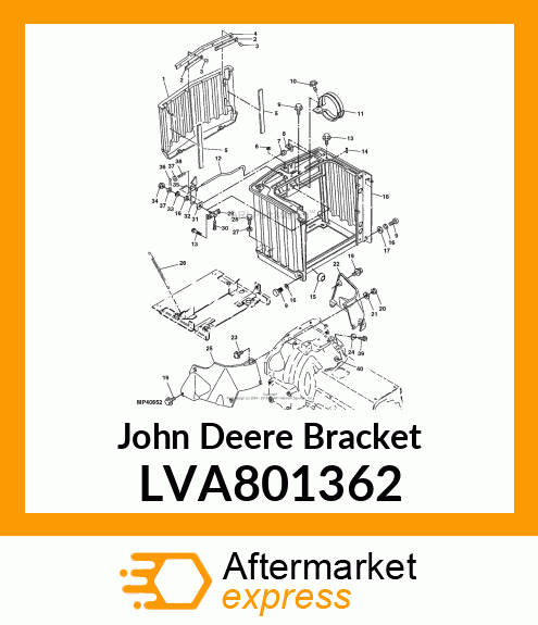 BRACKET,AIR CLEANER LVA801362