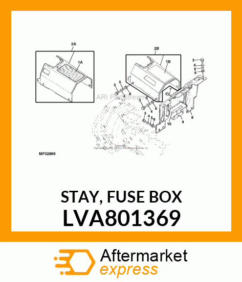 STAY, FUSE BOX LVA801369