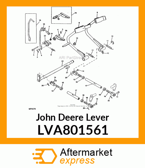 LEVER,PARKING BRAKE LVA801561