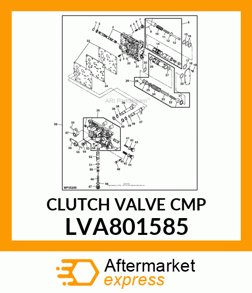 CLUTCH VALVE CMP LVA801585